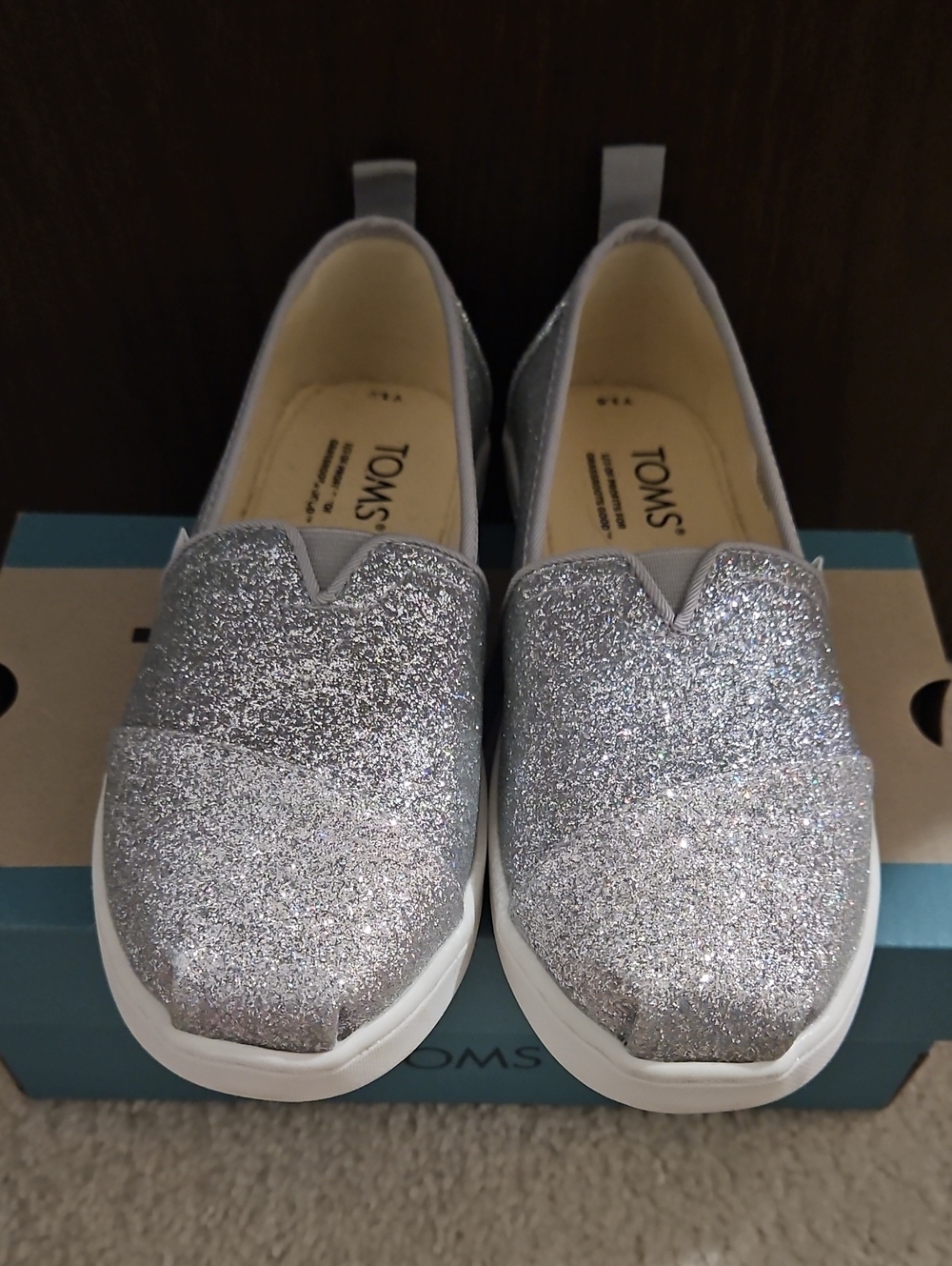 Girls Silver Iridescent Alpagarta